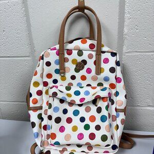 Colorful Polka Dot Backpack Tory Burch
